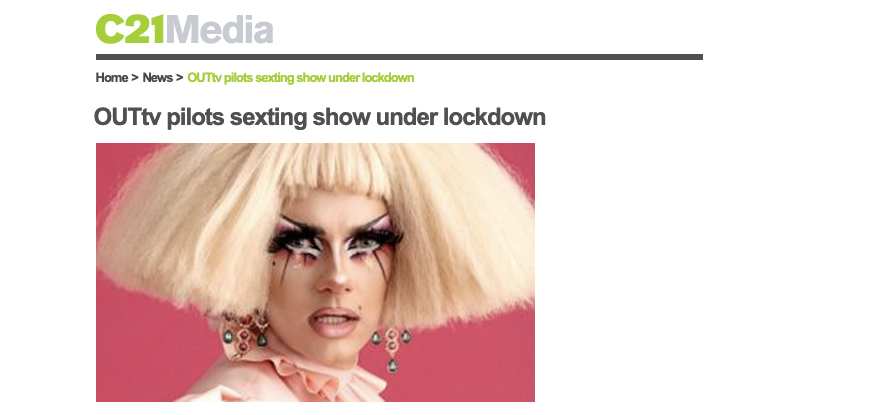 OUTtv pilots sexting show under lockdown