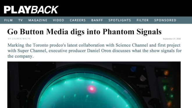 Go Button Media digs into Phantom Signals