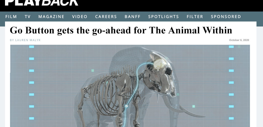 Go Button gets the go-ahead for The Animal Within