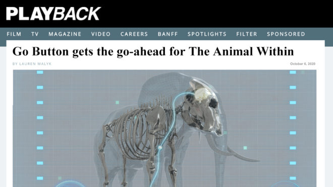 Go Button gets the go-ahead for The Animal Within