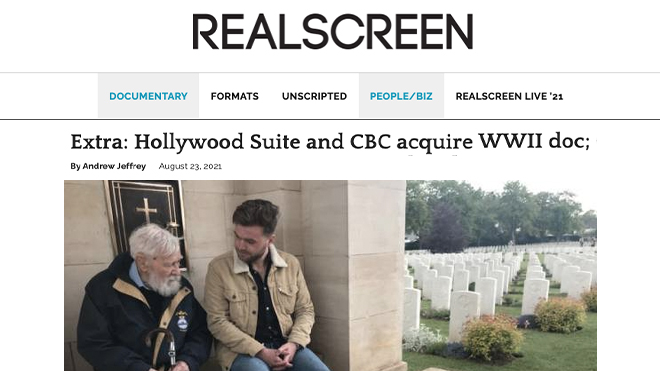 Extra: Hollywood Suite and CBC acquire WWII doc