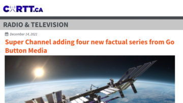 Super Channel adding four new factual series from Go Button Media