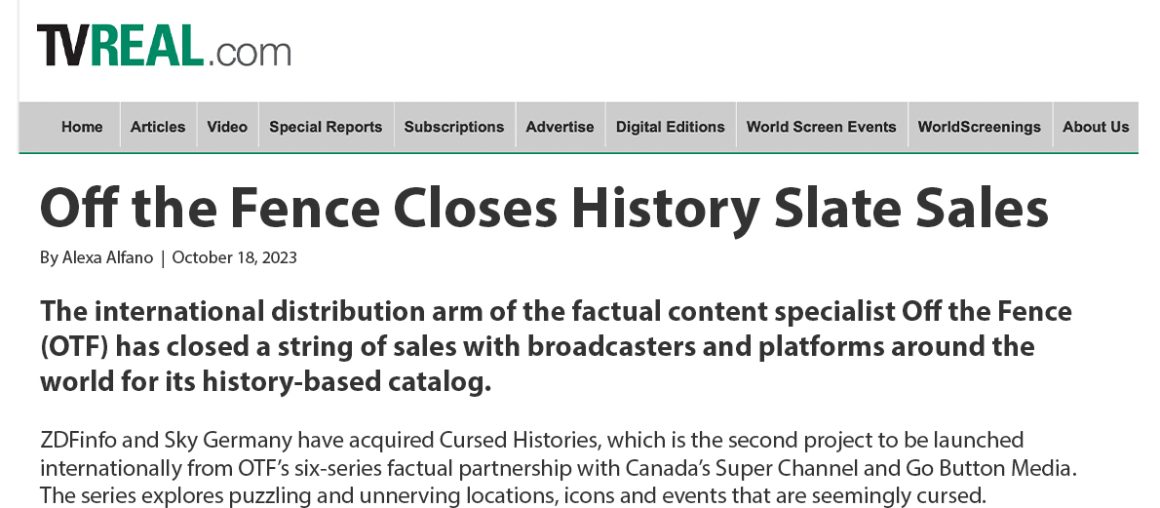 Off the Fence Closes History Slate Sales